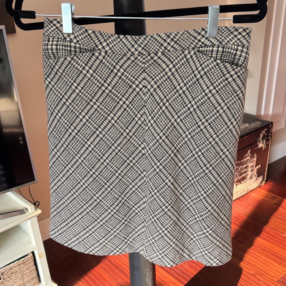 GAP Monochrome Checkered Pencil Skirt